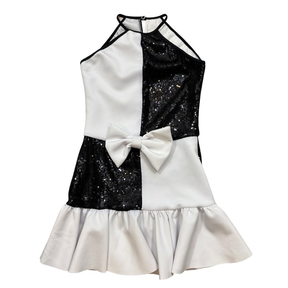 Ladies Weissman Costume‎ Brand Dance Costume Outfit Black and White Size Small